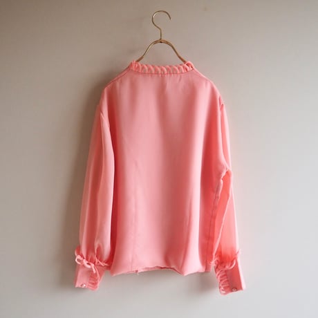 "Ricci Mina" semi sheer loop design blouse