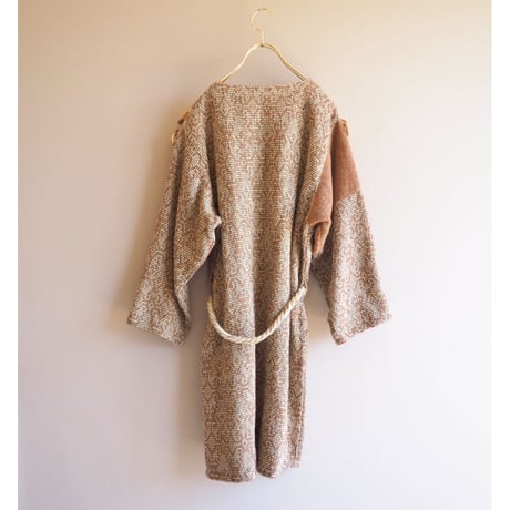 70〜80s made in Italy wood woven design tunic