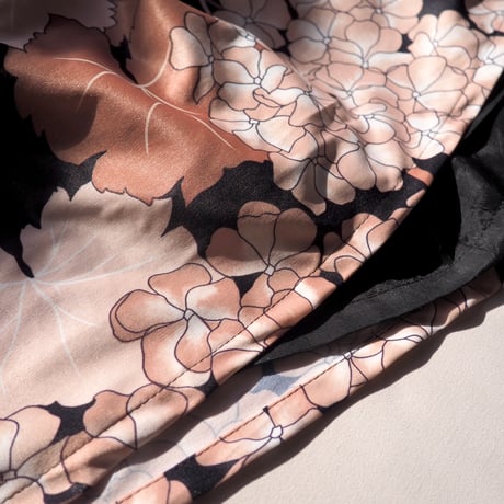70s〜 "NICLI MODE" floral maxi dress