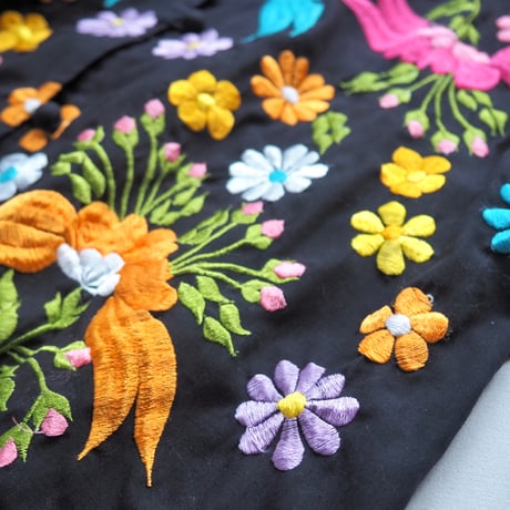 70〜80s "Dion's" floral embroidered jacket