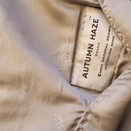 60s "Oak Park Furriers" mink fur cape