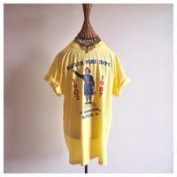 80s "Hanes" fire dept print t-shirts (YE)