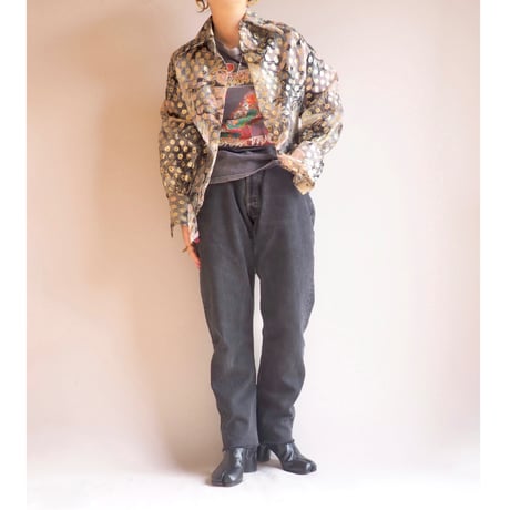 90s made in USA Levi's 501 cut off denim pants