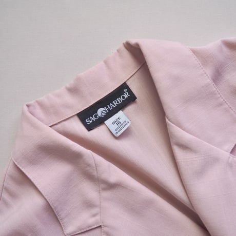 "Sag Harbor" pastel pink tailored jacket