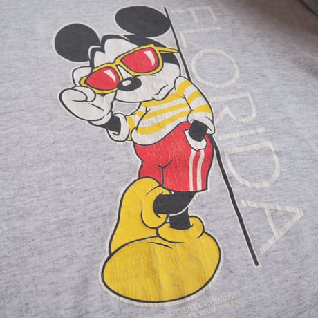 90s "Velva Sheen" mickey t-shirts (LGY)