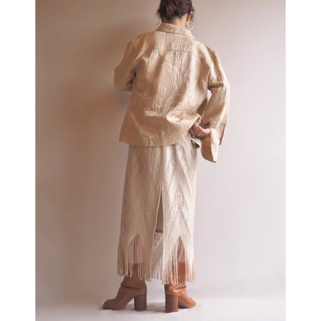 "GIANFRANCO FERRE" floral textured jacket