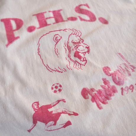90s "center star" print long t-shirts