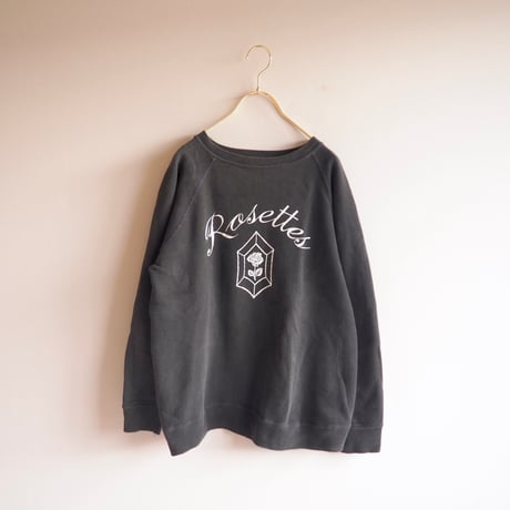 70s "ARTEX" rose print sweat