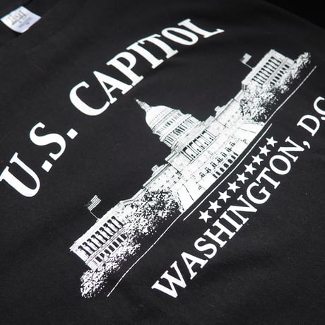 "Tipsy" U.S CAPITOL print t-shirts