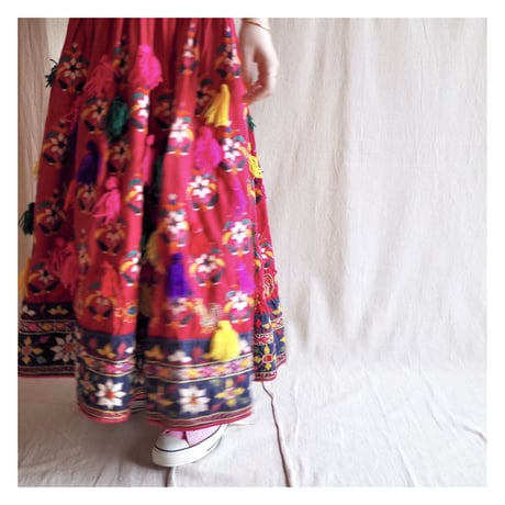 vintage banjara embroidered skirt