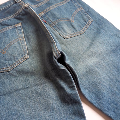 90s made in USA Levi's 501 cut off denim pants