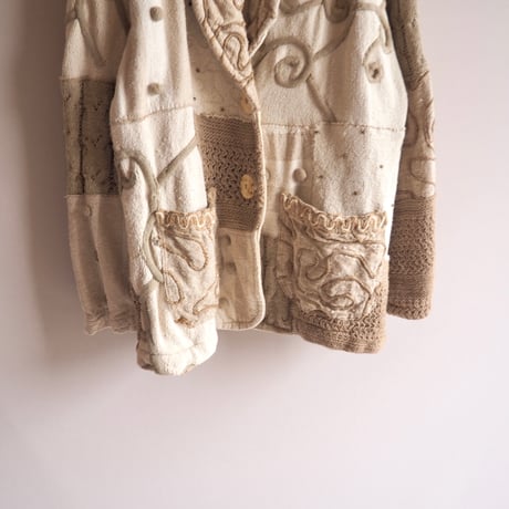 "Sandy Starkman"  patchwork art jacket