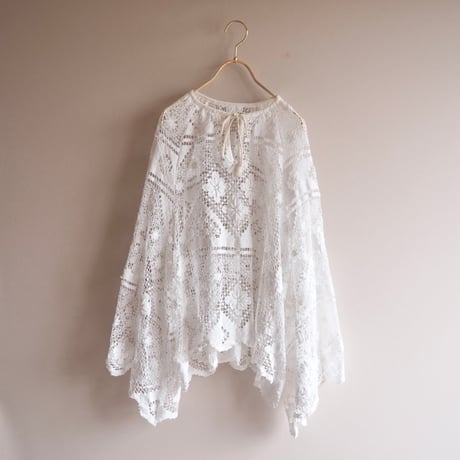 original remake filet lace blouse