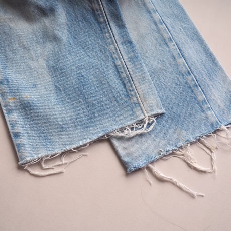 80s made in USA Levi's 501 bleach denim pants