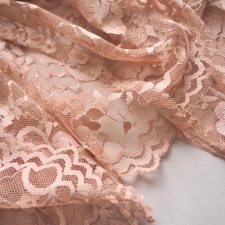 80s〜 tulle lace maxi dress