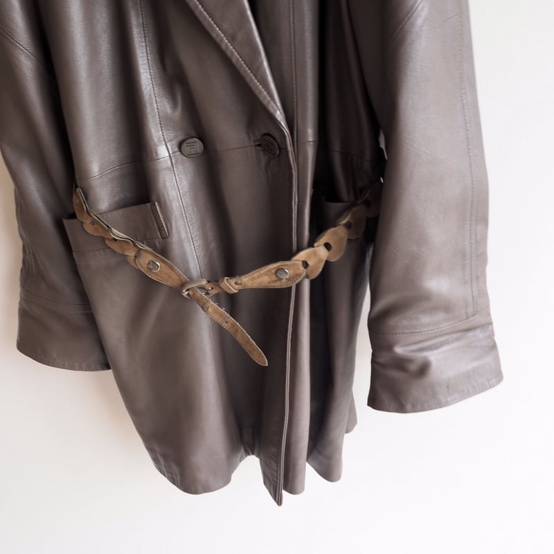 ジャケット・アウター PIERRE BALMAIN lamb leather jacket Pierre Balmain Leather Jacket - Size 50 FR