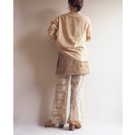 vintage dragon embroidered blouse