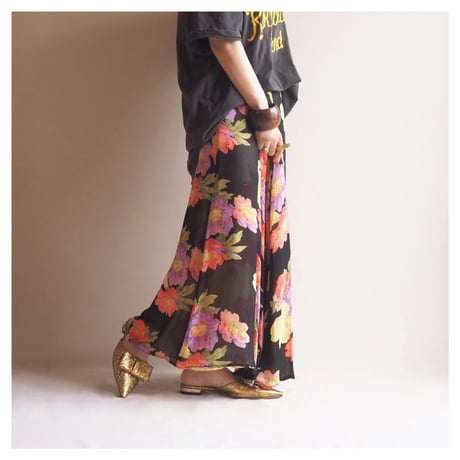 "SALA ARIZONA" floral reversible skirt