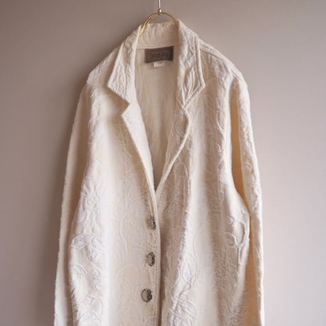 "Painted Pony" floral tapestry jacket