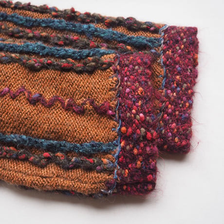 "CURIO" multi yarn design knit jacket