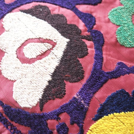 vintage suzani embroidered robe