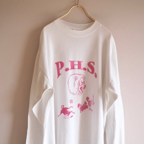 90s "center star" print long t-shirts
