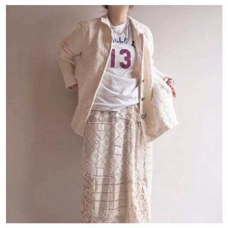 "Painted Pony" floral tapestry jacket