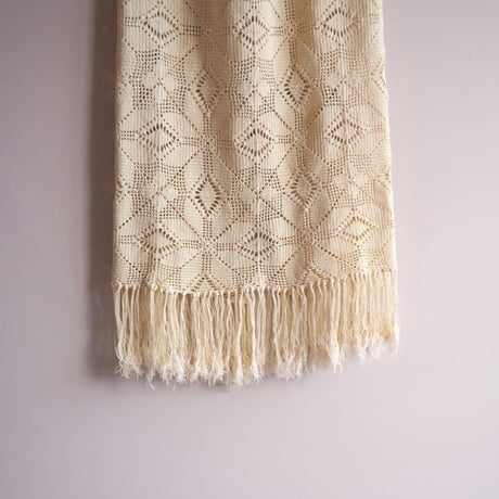 original remake crochet fringe maxi skirt