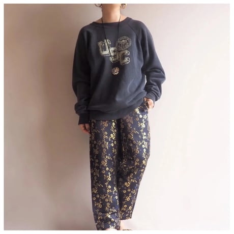 90s "Pannill" college print sweat