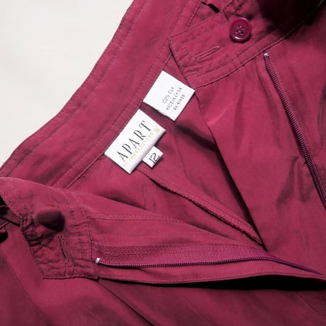 "APART IMPRESSIONS" silk 100% blouse & pants set