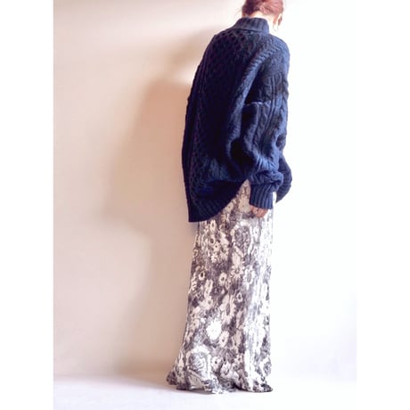 "L.L.Bean" oversized cable sweater