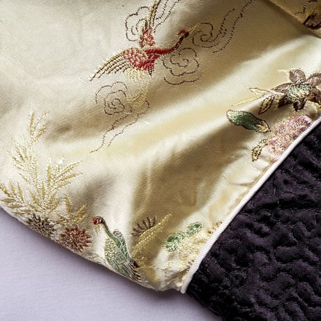 60s chinese embroidered robe