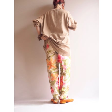 ”DANA BUCHMAN" floral silk pants