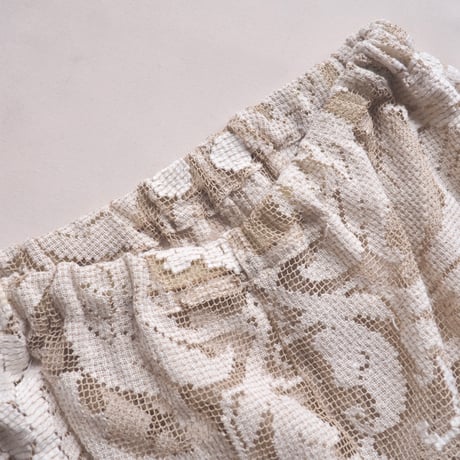 original remake filet lace wide pants (BE)
