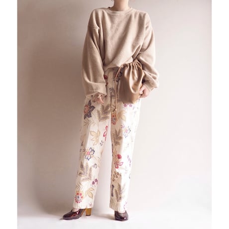 ”Talbot" floral cotton pants