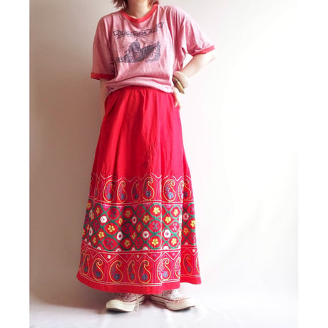 vintage embroidered banjara skirt
