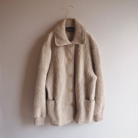 "Val d'Arizes" wool × alpaca knit jacket
