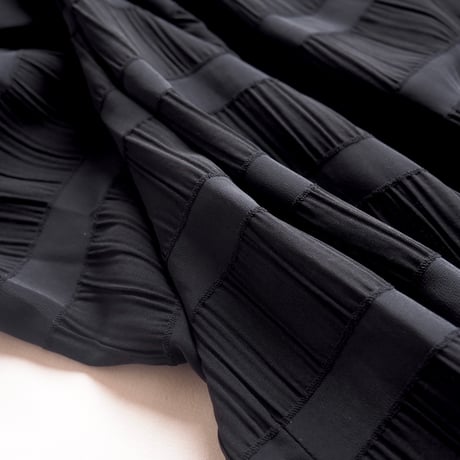 "GEORGE SIMONTON" sheer textured maxi skirt