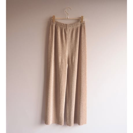 made in Spain micro pleated easy pants