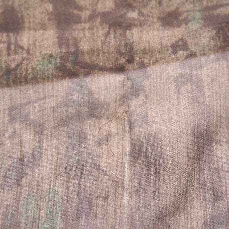 vintage abstract print sheer kaftan dress