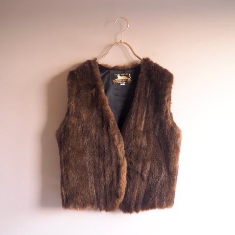 "Donna Salyers" faux fur vest