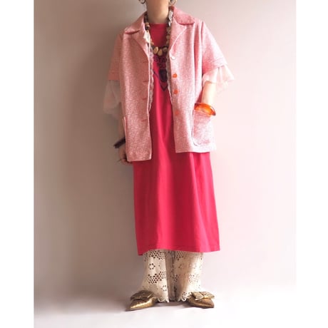 60〜70s "Montgomery Ward" knit s/s jacket