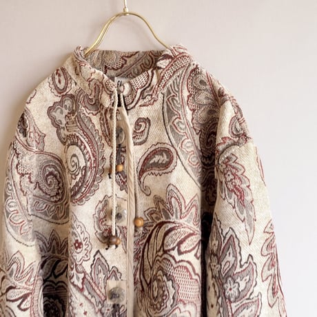 flashback paisley tapestry jacket
