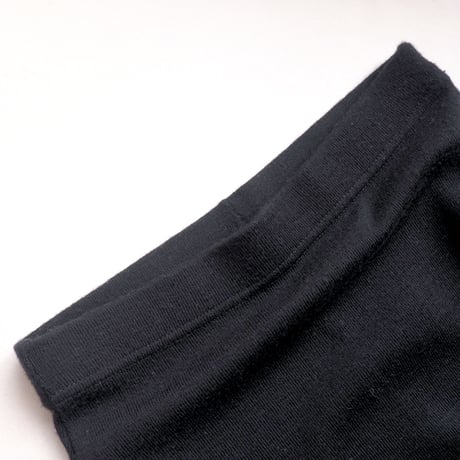 black knitted maxi skirt