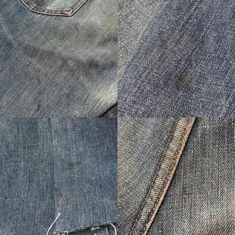 80s made in USA Levi's 646 cutoff denim