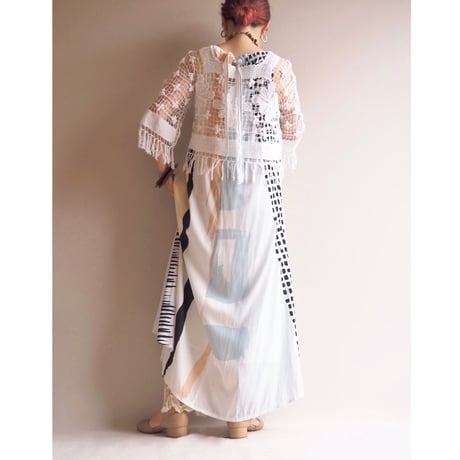 "Chico's" abstract sleeveless maxi dress