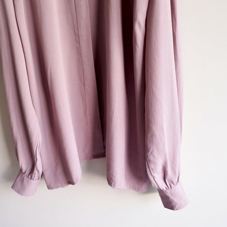 80s lavender modal design blouse