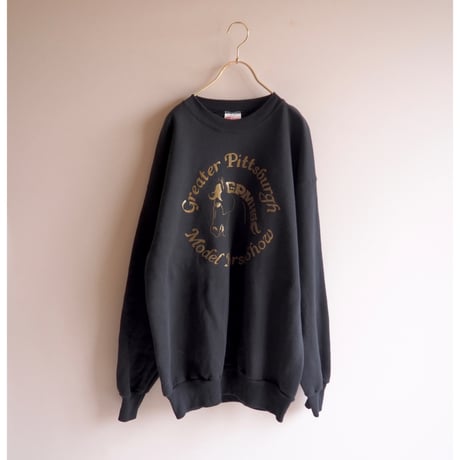 90s〜 "Hanes" horse print sweat