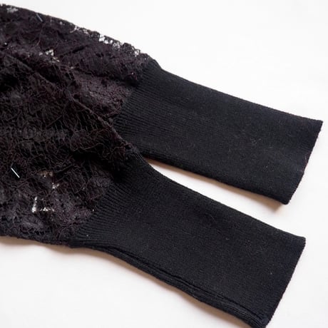 〜70s lace beaded design sweater