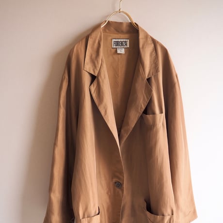 "FORENZA" silk tailored jacket